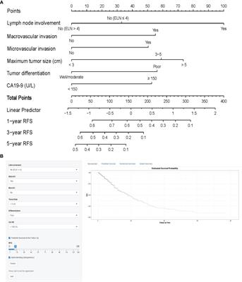 Development and Validation of a Prognostic Model to Predict Recurrence-Free Survival After Curative Resection for Perihilar Cholangiocarcinoma: A Multicenter Study